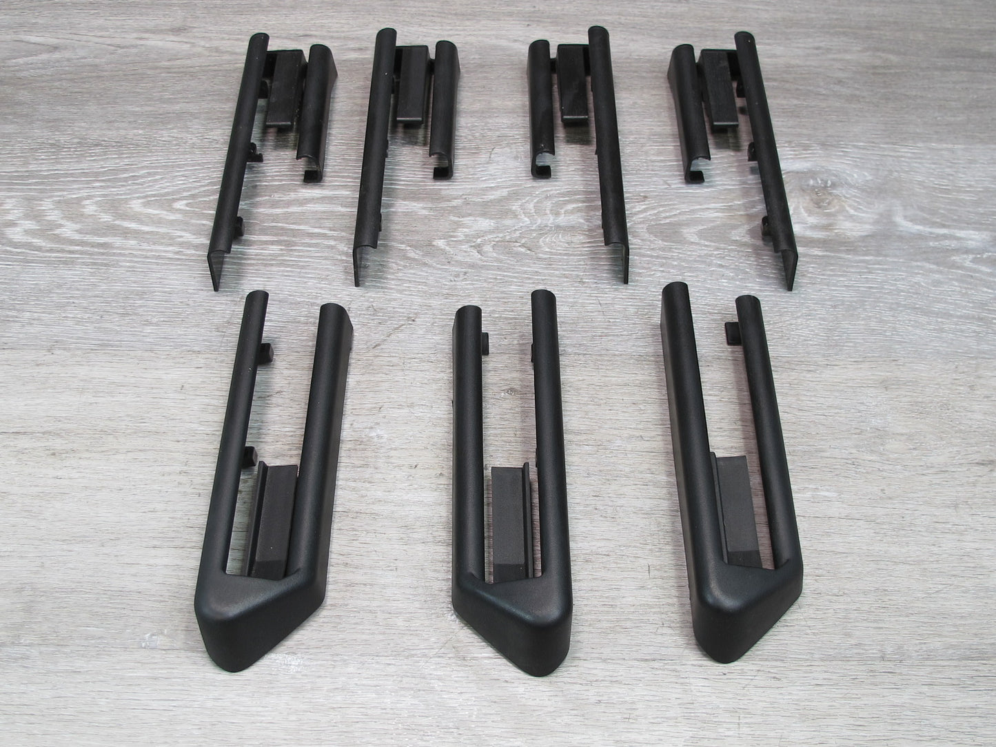 2008-2014 BMW E71 E72 X6 Front & Rear Seat Track Rail Trim Cover Set of 7