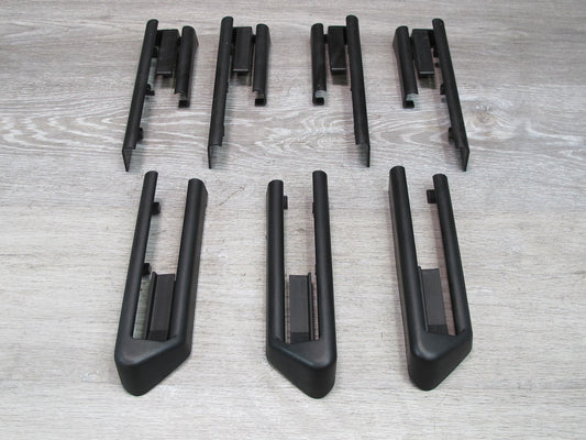 2008-2014 BMW E71 E72 X6 Front & Rear Seat Track Rail Trim Cover Set of 7