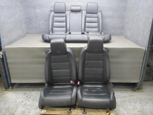 12-13 VW Golf R MK6 2DOOR Front & Rear Black Leather Sport Seat Set OEM