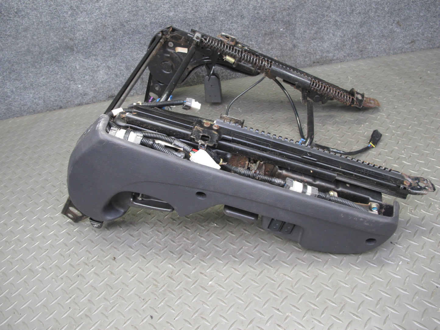91-96 Mitsubishi 3000GT Left Driver Seat Lower Track Rail Frame OEM
