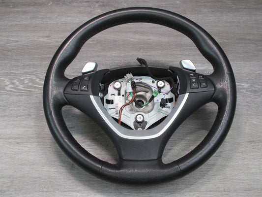 2010-2014 BMW E71 E72 X6 Sport Heated Leather Steering w Controls & Paddles