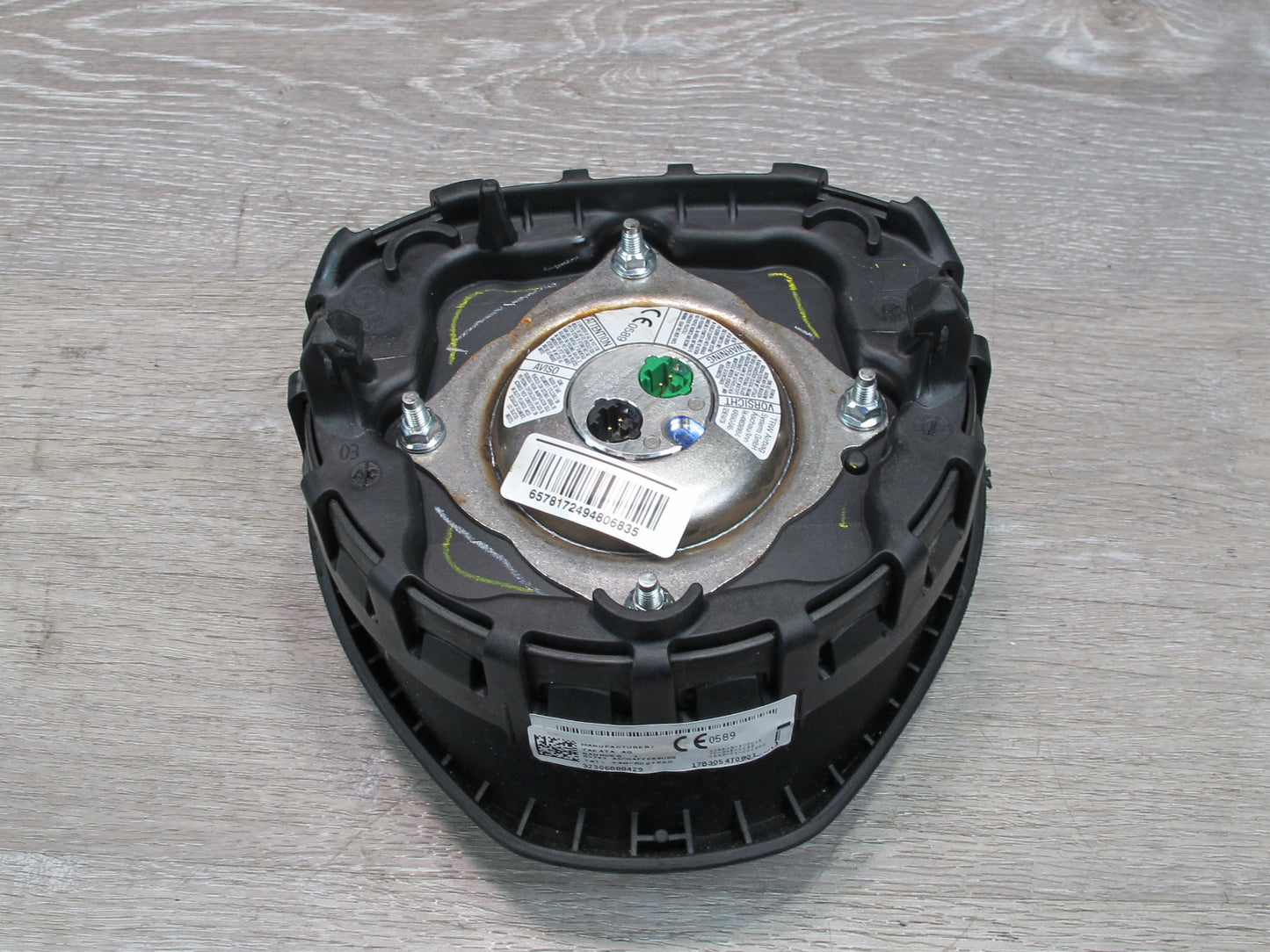 08-14 BMW E71 E72 X6 FRONT LEFT DRIVER SIDE STEERING WHEEL SRS AIRBAG OEM