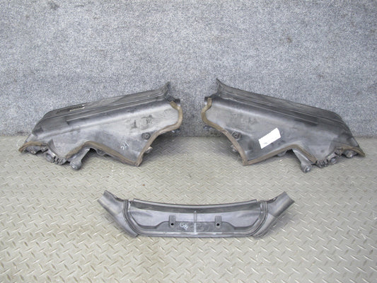 2008-2014 BMW E71 E72 X6 Engine Partition Compartment Cowl Cover Set of 3