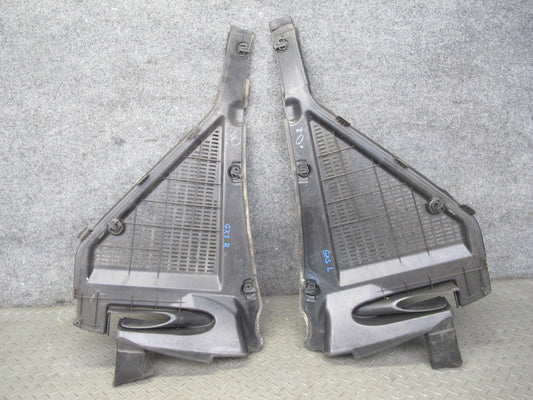 08-14 BMW E71 E72 X6 Front Windshield Left & Right Vent Cowl Grille Cover Set
