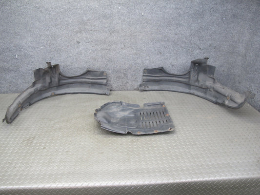 91-94 Mitsubishi 3000GT Set of 3 Front Wheel Arch Splash Shield Liner Cover OEM