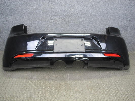 12-13 VW Golf R MK6 Rear Bumper Cover w Diffuser Deep Black OEM