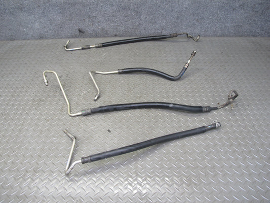 2003-2007 Hummer H2 Power Steering Pressure Hose Tube Pipe Line Set of 4