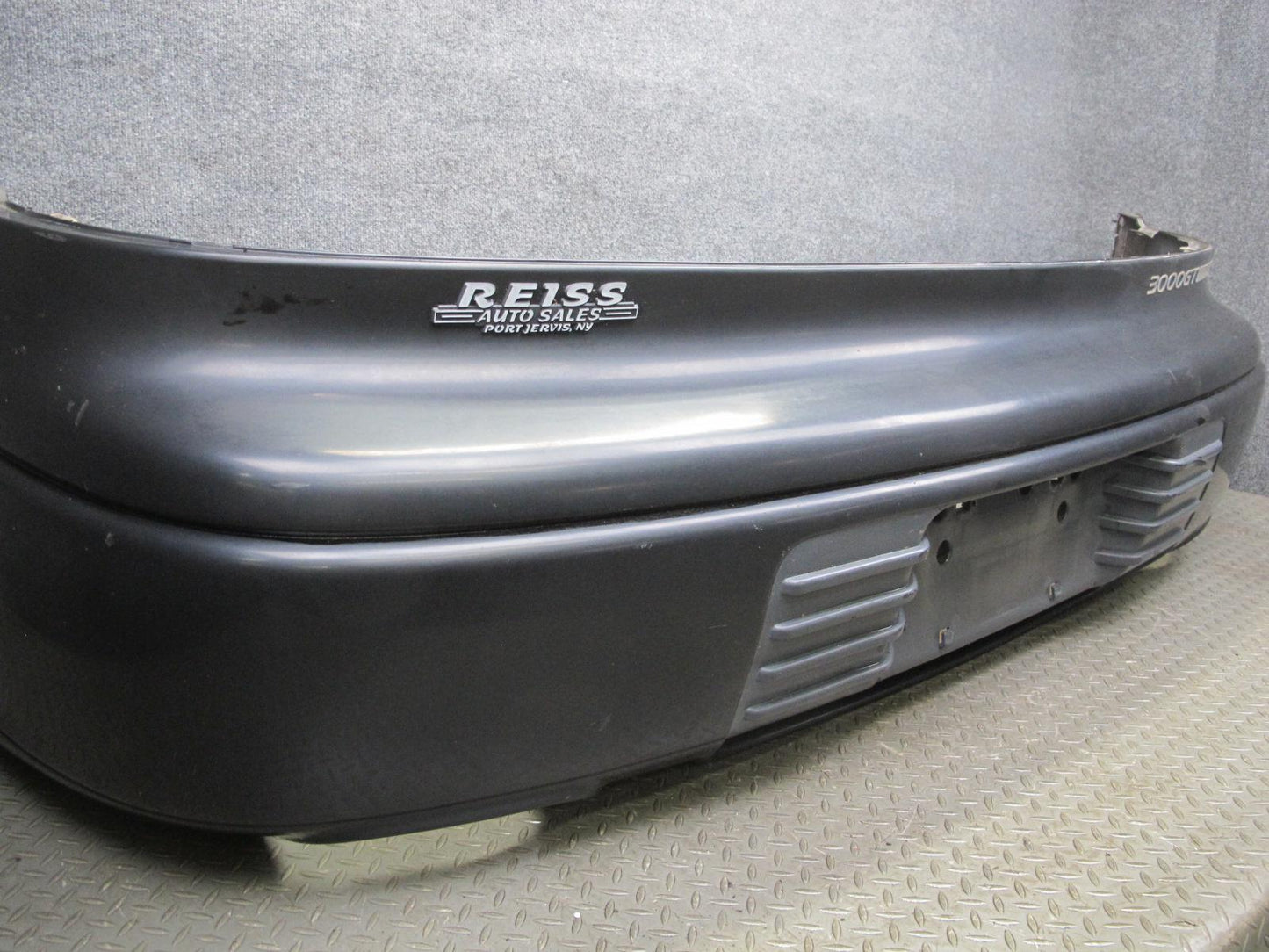 91-93 Mitsubishi 3000GT VR4 Turbo Rear Bumper Cover Sable Black OEM