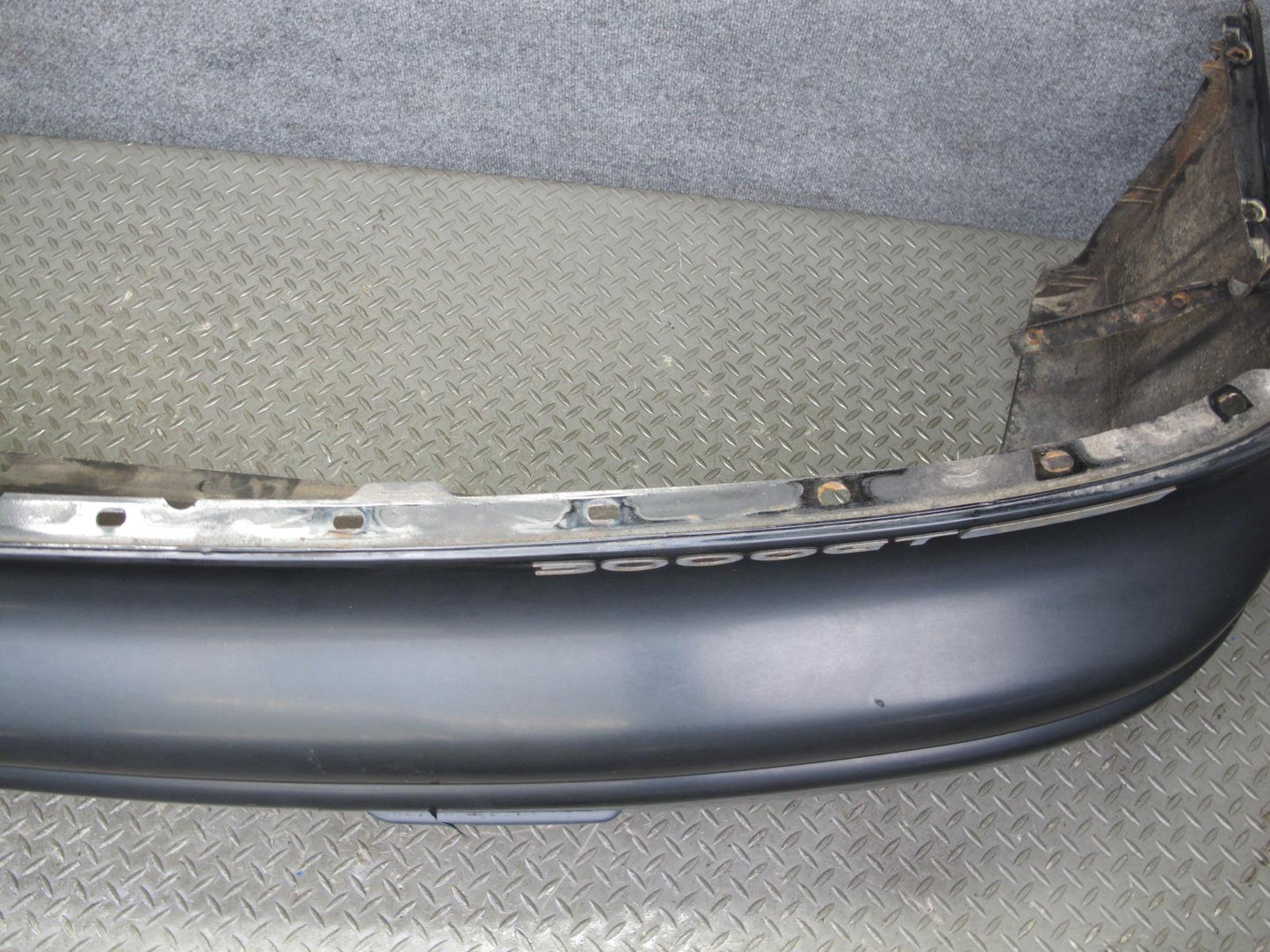 91-93 Mitsubishi 3000GT VR4 Turbo Rear Bumper Cover Sable Black OEM