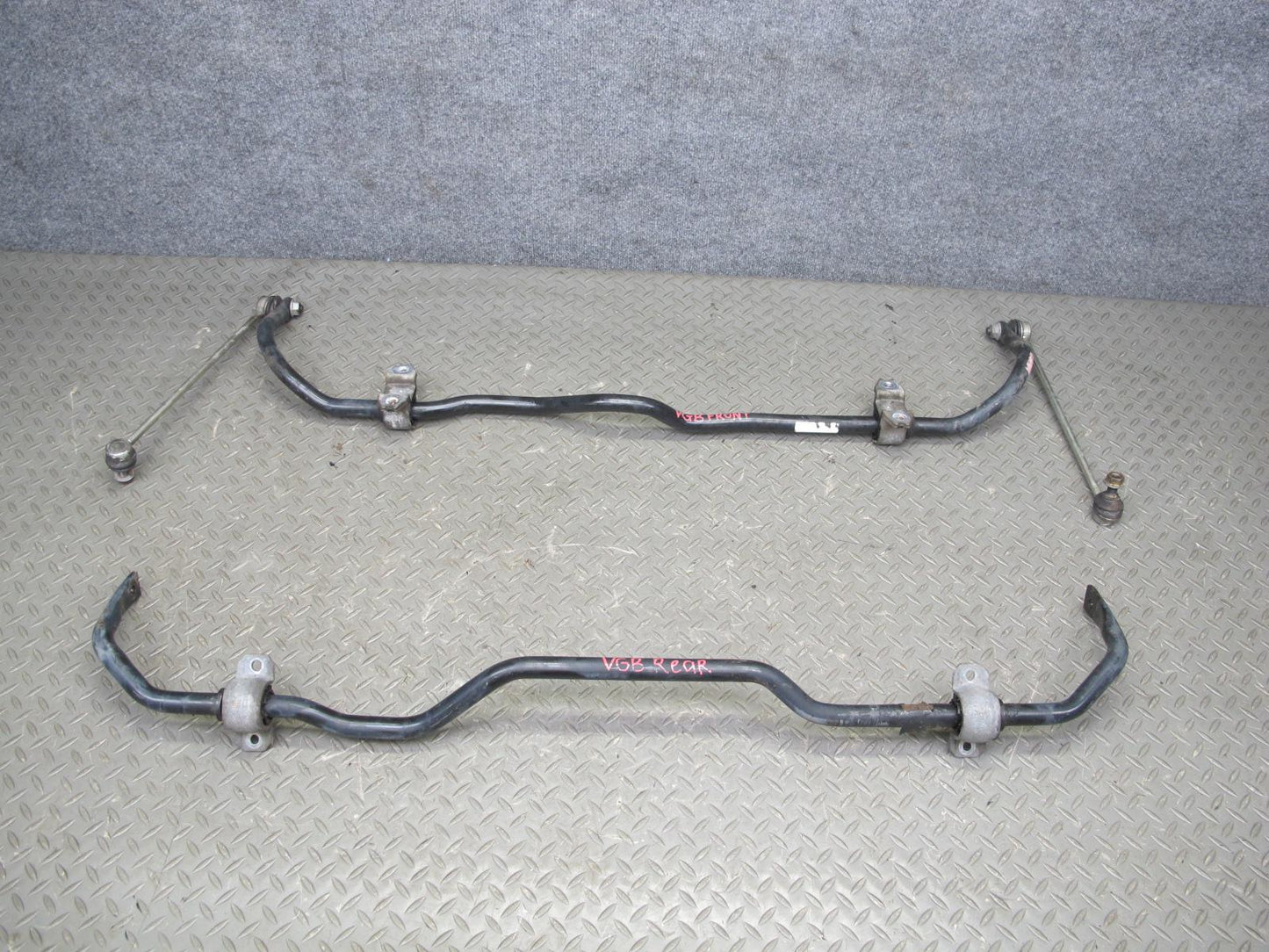 12-13 VW Golf R MK6 Set of 2 Front & Rear Suspension Stabilizer Sway Bar OEM