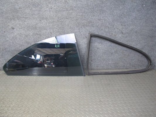 2001-2006 BMW E46 Coupe Rear Right Quarter Glass Window w Weatherstrip Seal