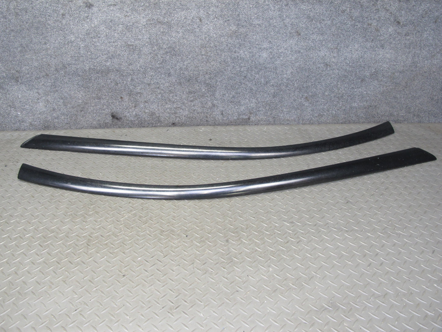 91-99 Mitsubishi 3000GT Coupe Right & Left Exterior A Pillar Trim Panel Set OEM