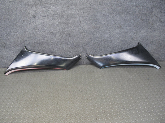 91-98 Mitsubishi 3000GT Set of 2 Center B Pillar Trim Molding Cover Black OEM