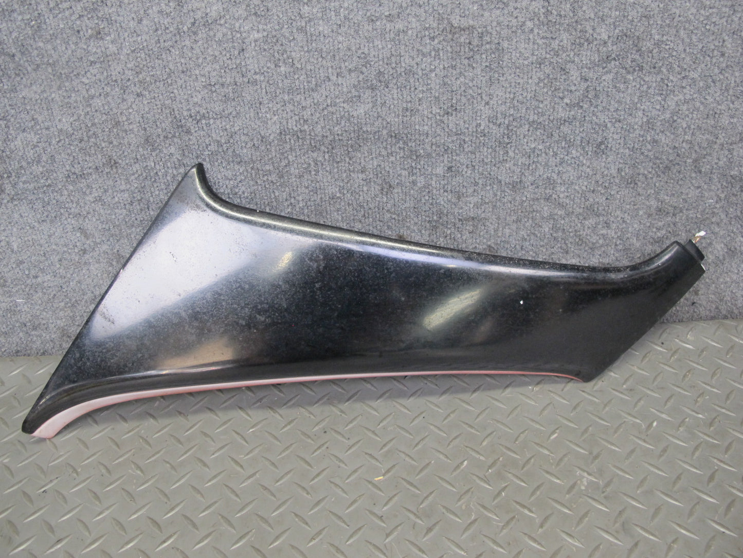 91-98 Mitsubishi 3000GT Set of 2 Center B Pillar Trim Molding Cover Black OEM