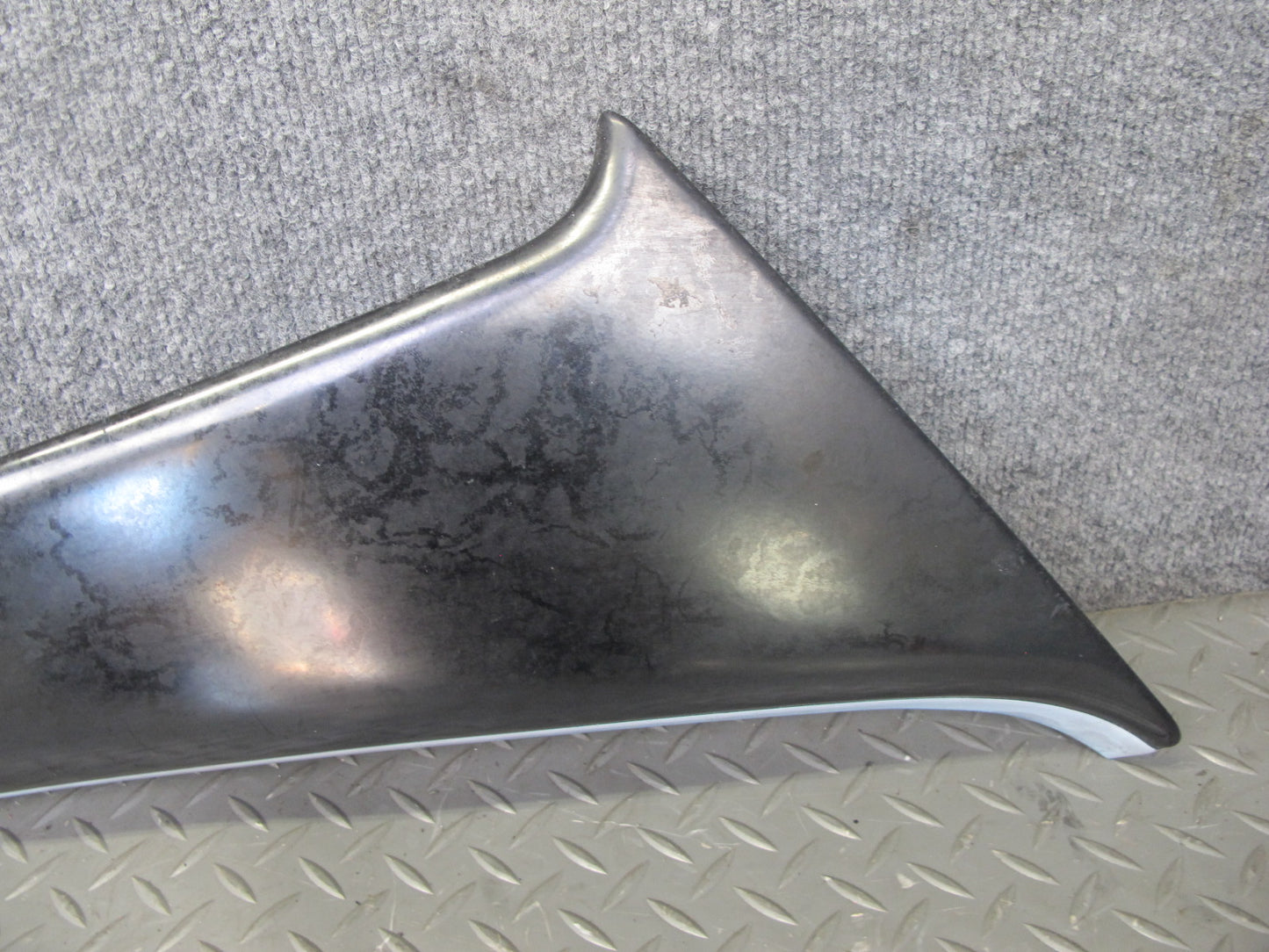 91-98 Mitsubishi 3000GT Set of 2 Center B Pillar Trim Molding Cover Black OEM
