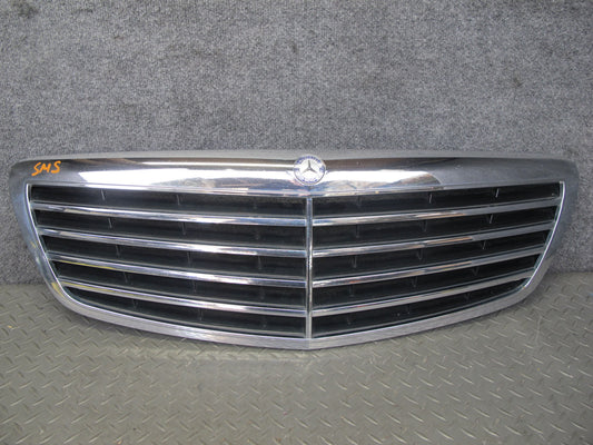 07-09 Mercedes W221 S-class Front Bumper Radiator Grille Chrome OEM