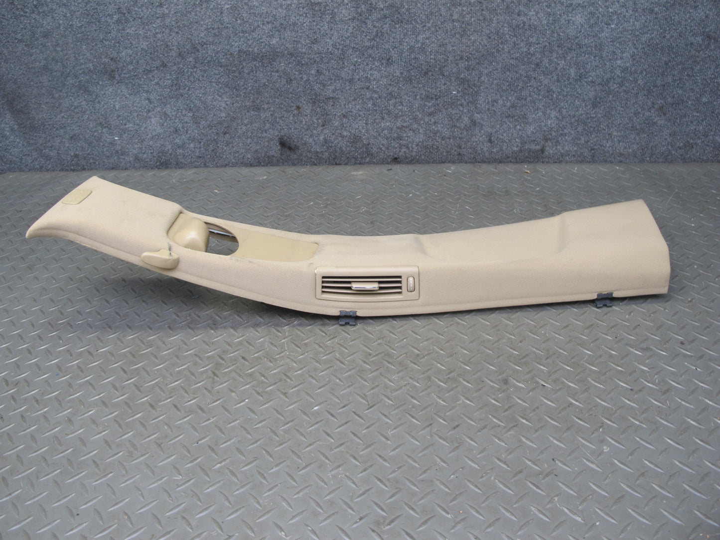 07-13 Mercedes W221 S-class Set of 2 Left & Right B Pillar Trim Cover Beige OEM