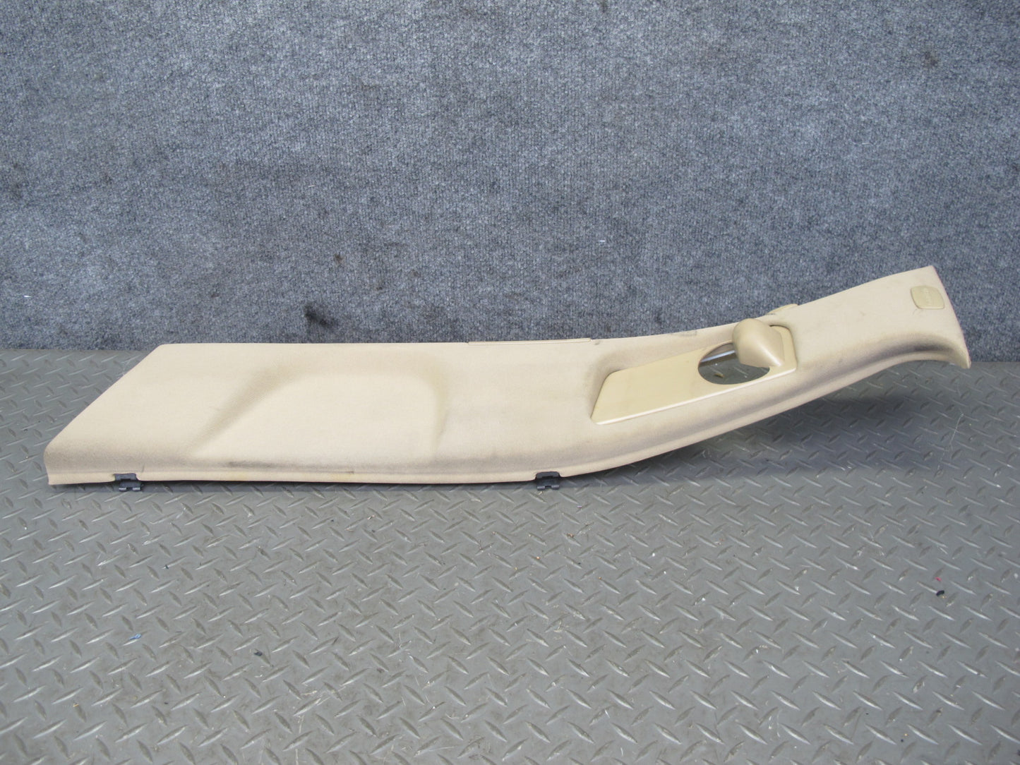 07-13 Mercedes W221 S-class Set of 2 Left & Right B Pillar Trim Cover Beige OEM