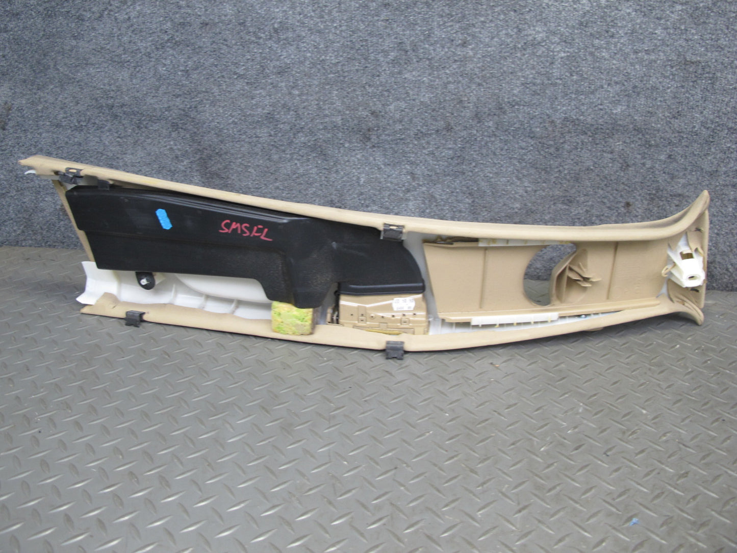 07-13 Mercedes W221 S-class Set of 2 Left & Right B Pillar Trim Cover Beige OEM