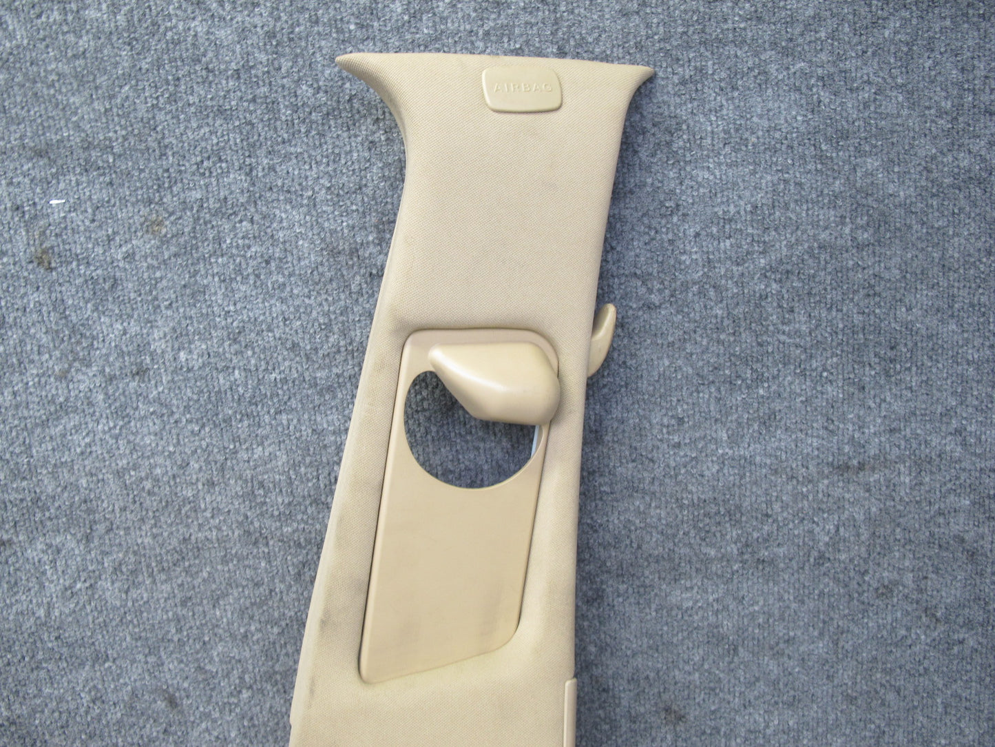 07-13 Mercedes W221 S-class Set of 2 Left & Right B Pillar Trim Cover Beige OEM