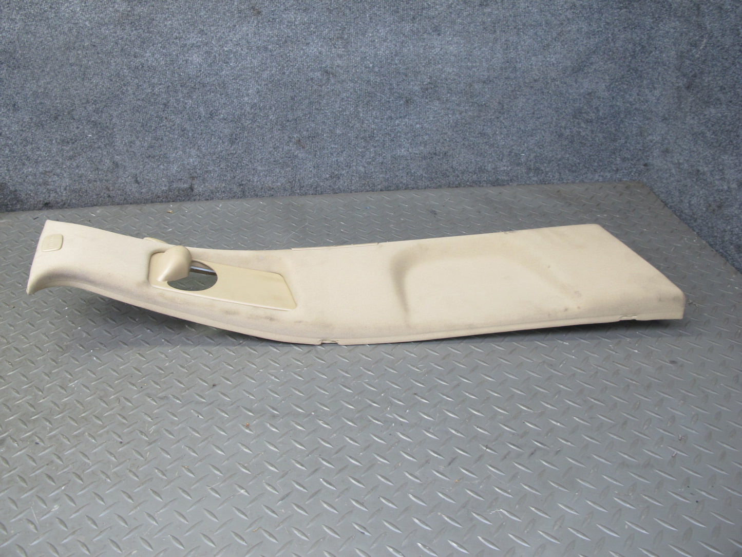 07-13 Mercedes W221 S-class Set of 2 Left & Right B Pillar Trim Cover Beige OEM