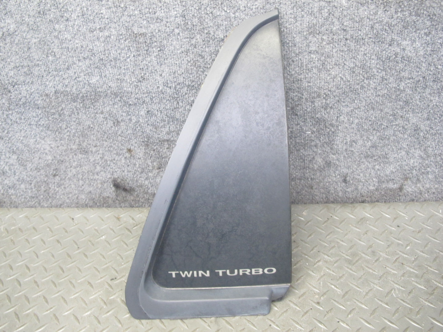 91-98 Mitsubishi 3000GT VR4 Coupe Set of 2 Rear Quarter Window Trim Molding OEM