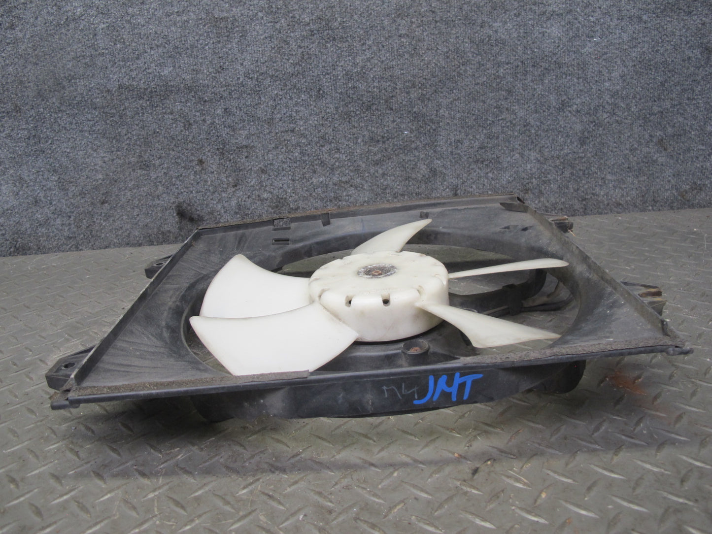 91-93 Mitsubishi 3000GT VR4 M/T Engine 5-BLADE Cooling Fan Motor Shroud OEM