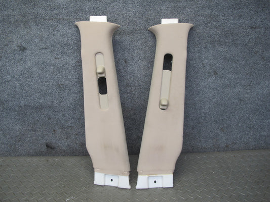 2003-2007 Lexus UZJ100L LX470 Center Upper B Pillar Trim Cover Panel Set