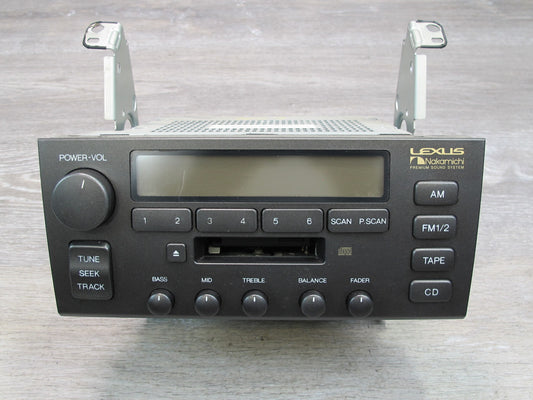 98-00 Lexus UCF20L LS400 Radio Stereo Cassette Player Head Unit 86120-50570 OEM