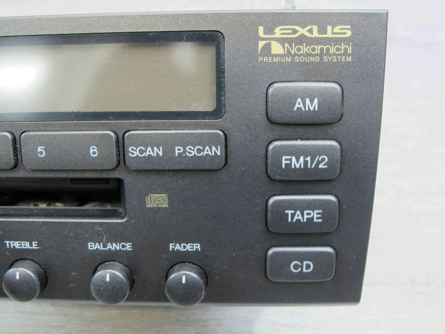 98-00 Lexus UCF20L LS400 Radio Stereo Cassette Player Head Unit 86120-50570 OEM