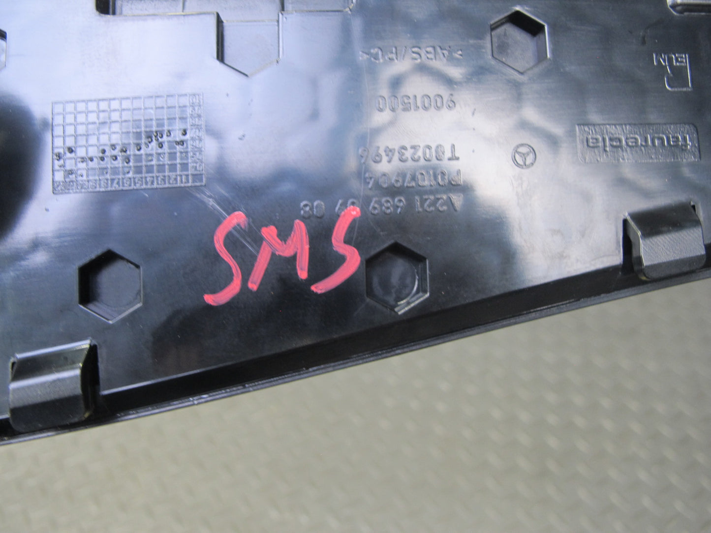 07-13 Mercedes W221 S-class Set of 3 Dashboard Air Vent Trim Cover Panel OEM