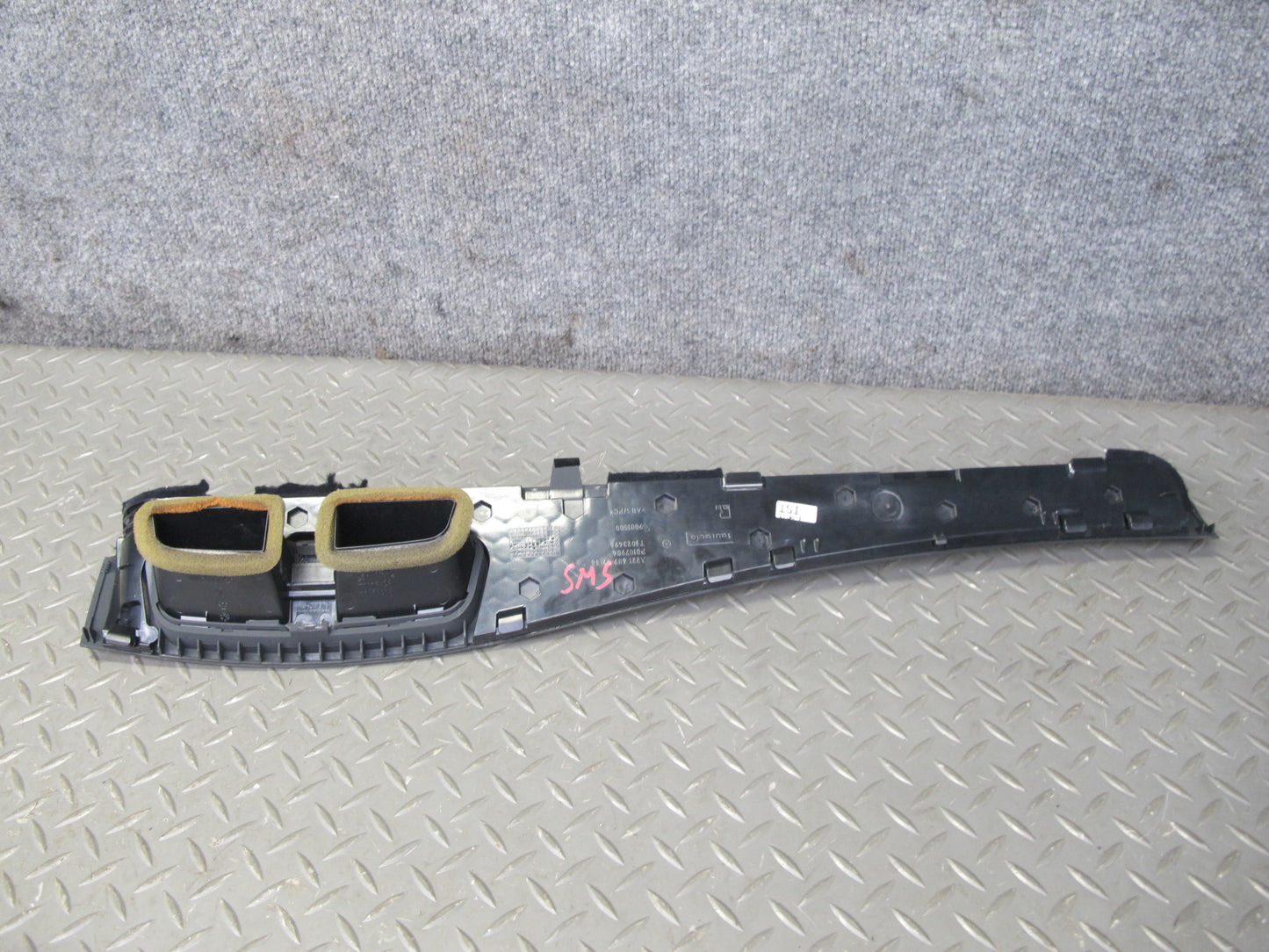 07-13 Mercedes W221 S-class Set of 3 Dashboard Air Vent Trim Cover Panel OEM