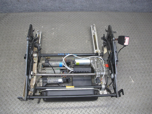 94-99 Mercedes W140 Front Right Seat Lower Frame Track Rail w Motors OEM