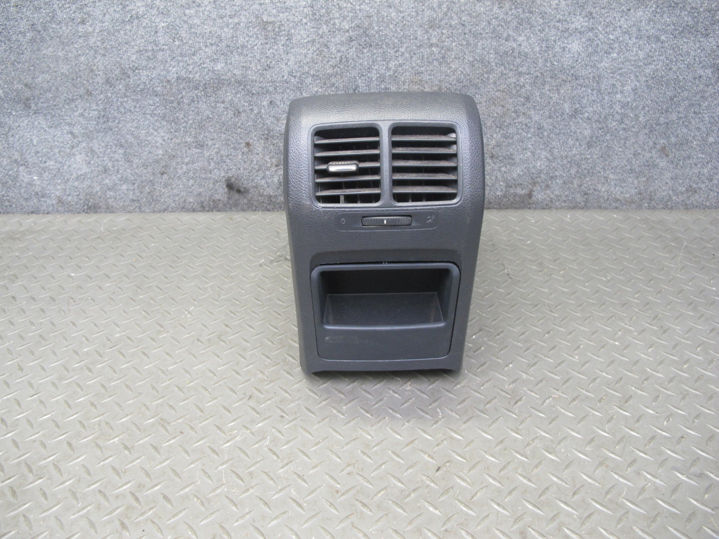 12-13 VW Golf R MK6 Center Console Armrest Base w Rear Air Vent Trim OEM
