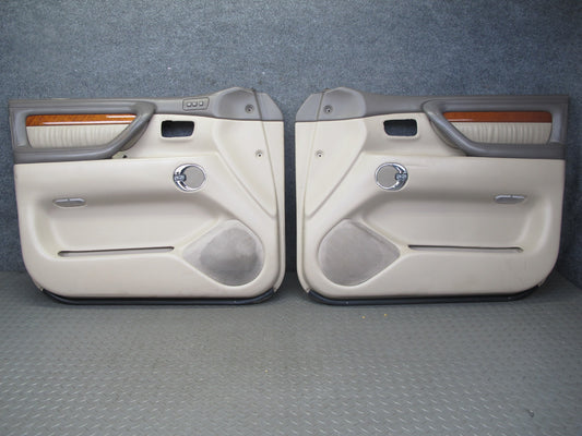 2003-2007 Lexus LX470 Front Left & Right Side Interior Door Trim Cover Panel Set