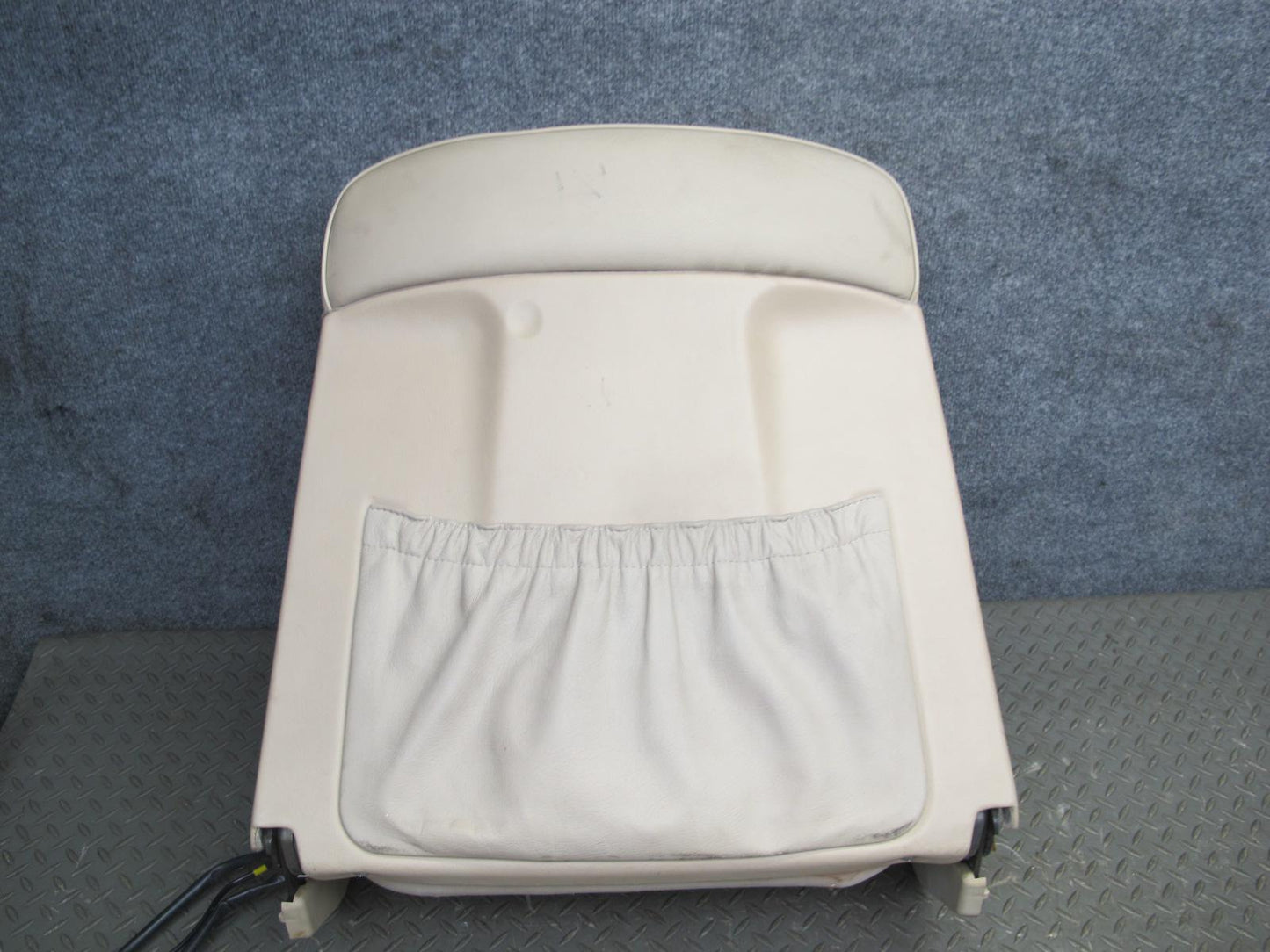 94-99 Mercedes W140 Front Right Seat Upper Backrest Leather Cushon OEM