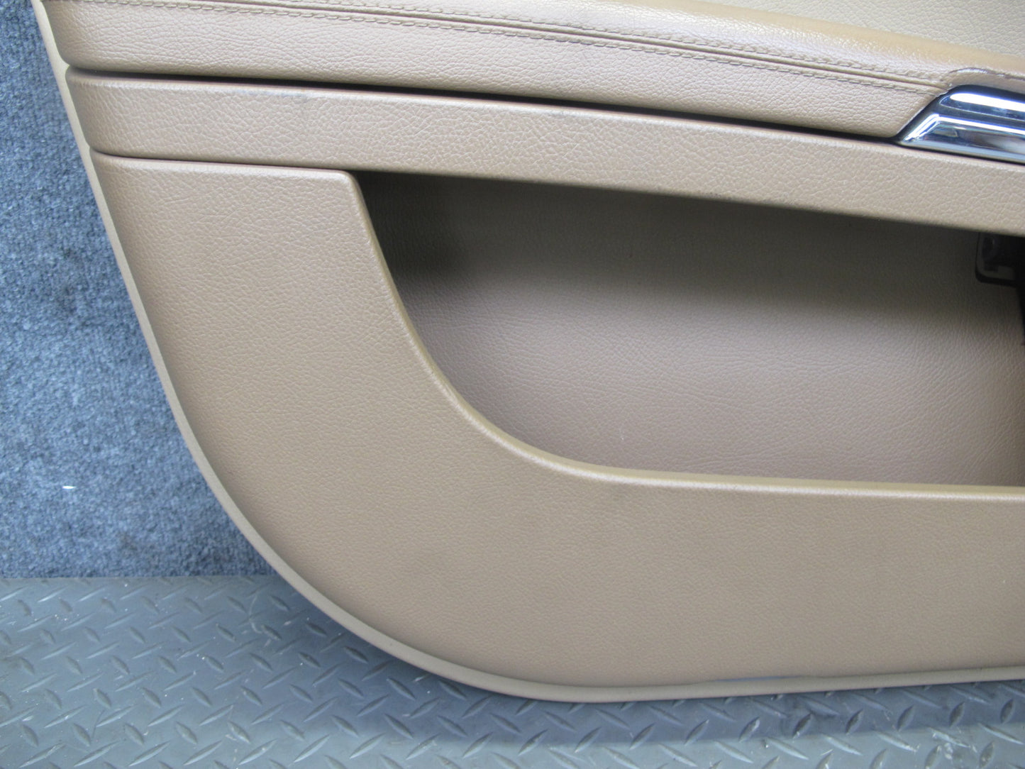07-09 Mercedes W221 S-class Front Door Interior Trim Cover Panel Set Brown OEM