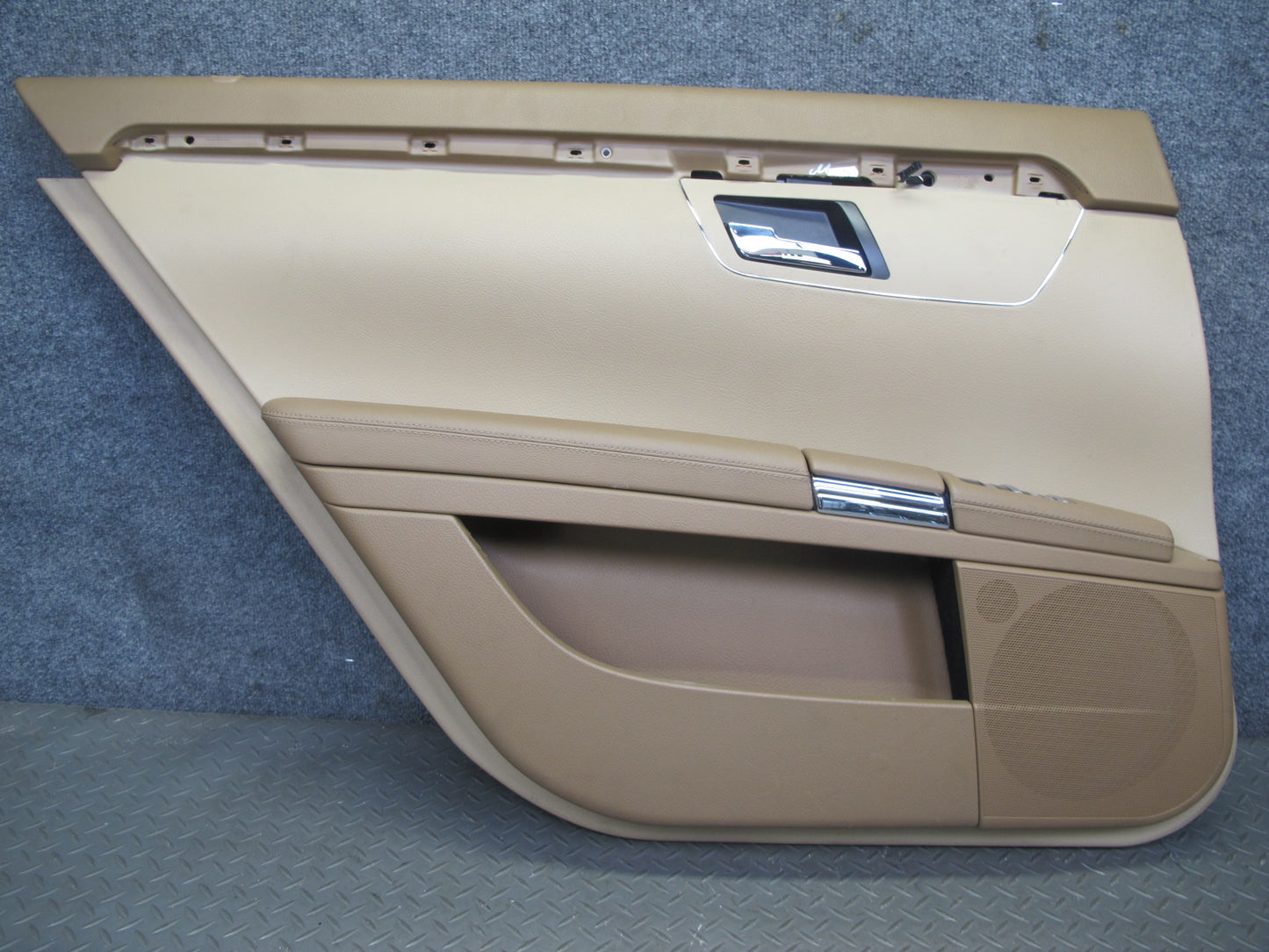 07-09 Mercedes W221 S-class Rear Door Interior Trim Cover Panel Set Brown OEM
