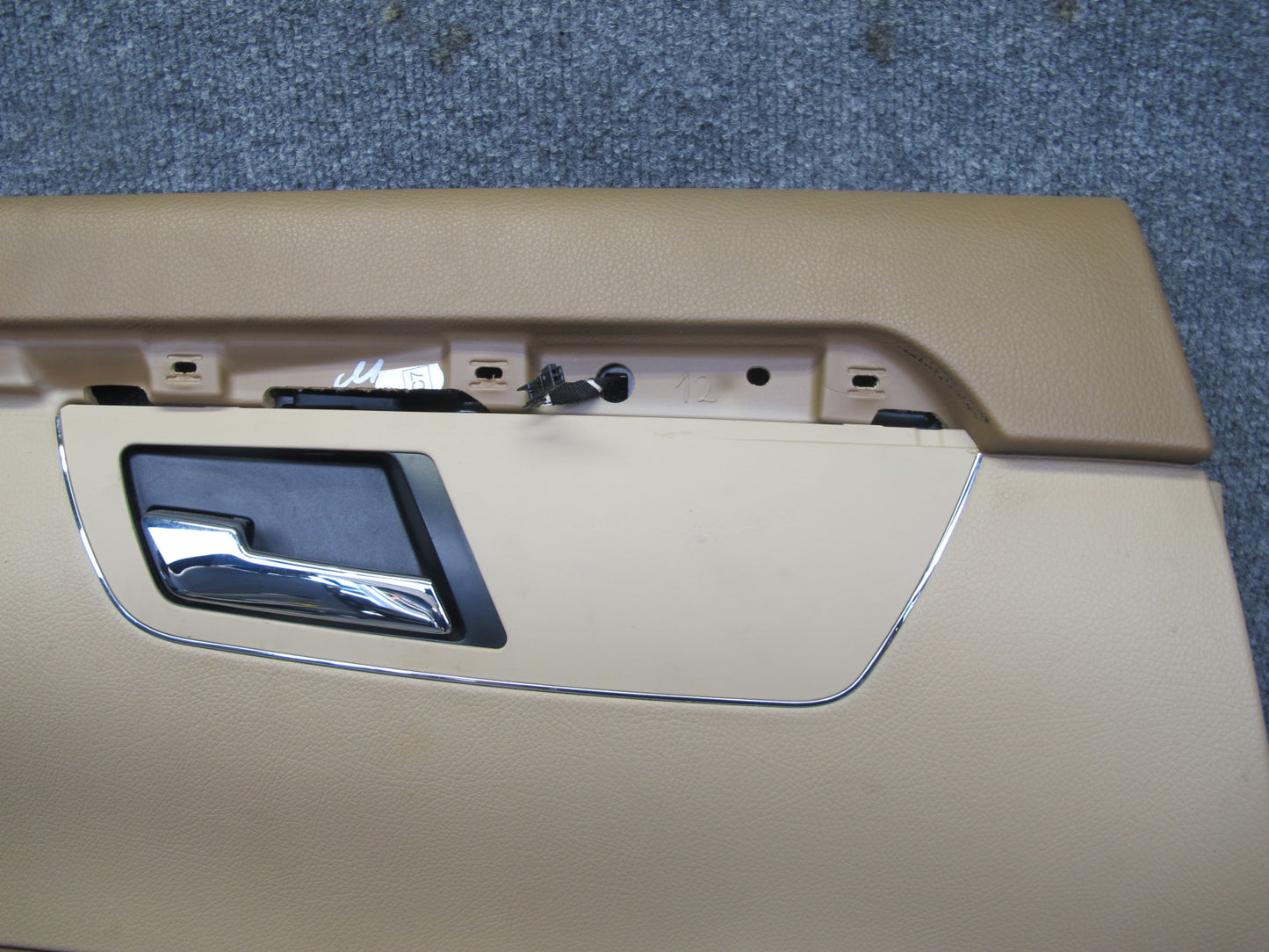 07-09 Mercedes W221 S-class Rear Door Interior Trim Cover Panel Set Brown OEM