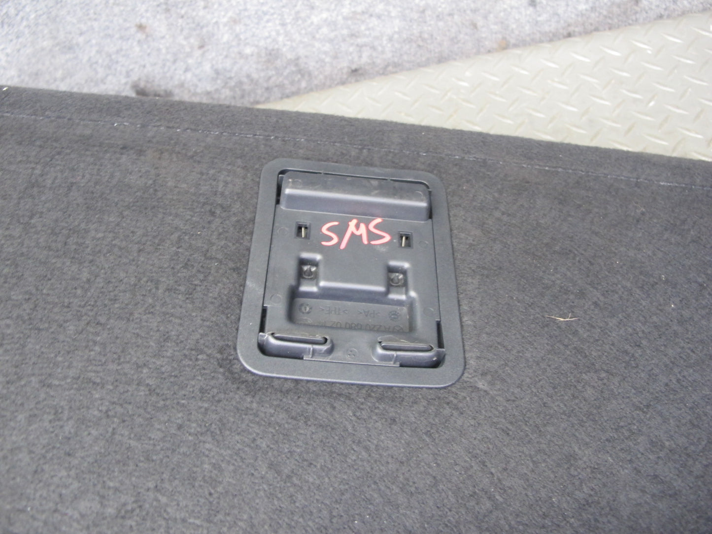 07-13 Mercedes W221 S-class Rear Trunk Floor Lining Trim Carpet Cover OEM