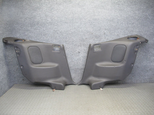 91-95 Mitsubishi 3000GT Set of 2 Rear Quarter Interior Trim Cover Panel Gray OEM
