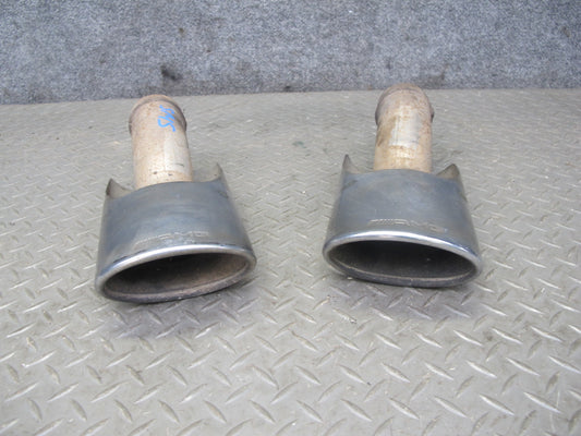 07-09 Mercedes W221 S550 Set of 2 Rear Left & Right AMG Exhaust Muffler Tips OEM