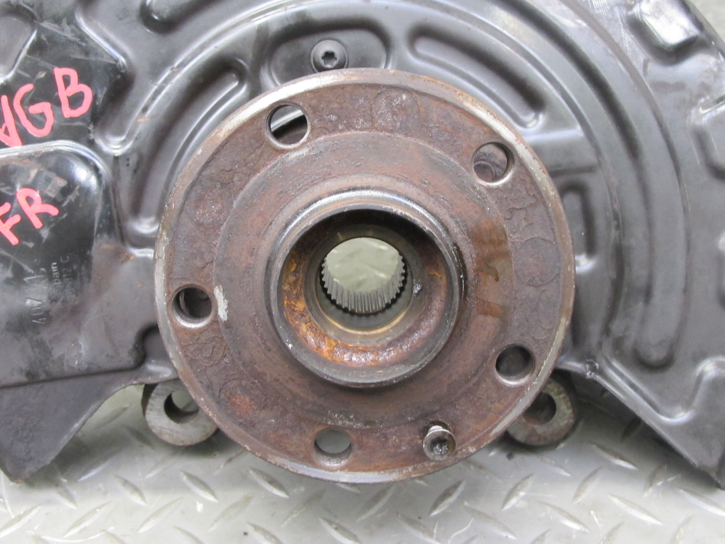 12-13 VW Golf R MK6 Front Right Spindle Knuckle Wheel Hub Bearing OEM