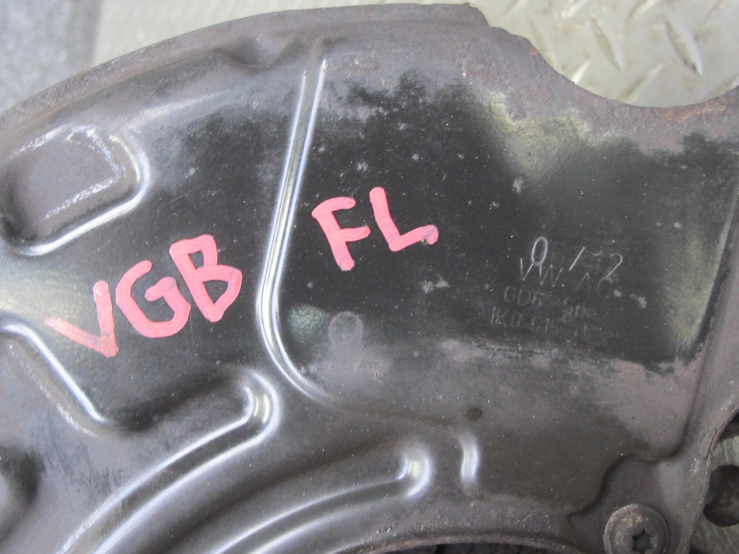 12-13 VW Golf R MK6 Front Left Spindle Knuckle Wheel Hub Bearing OEM