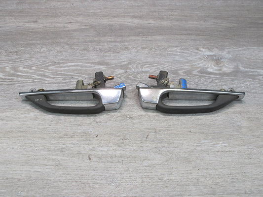 75-85 Mercedes W123 Set of 2 Rear Left & Right Door Exterior Handle OEM
