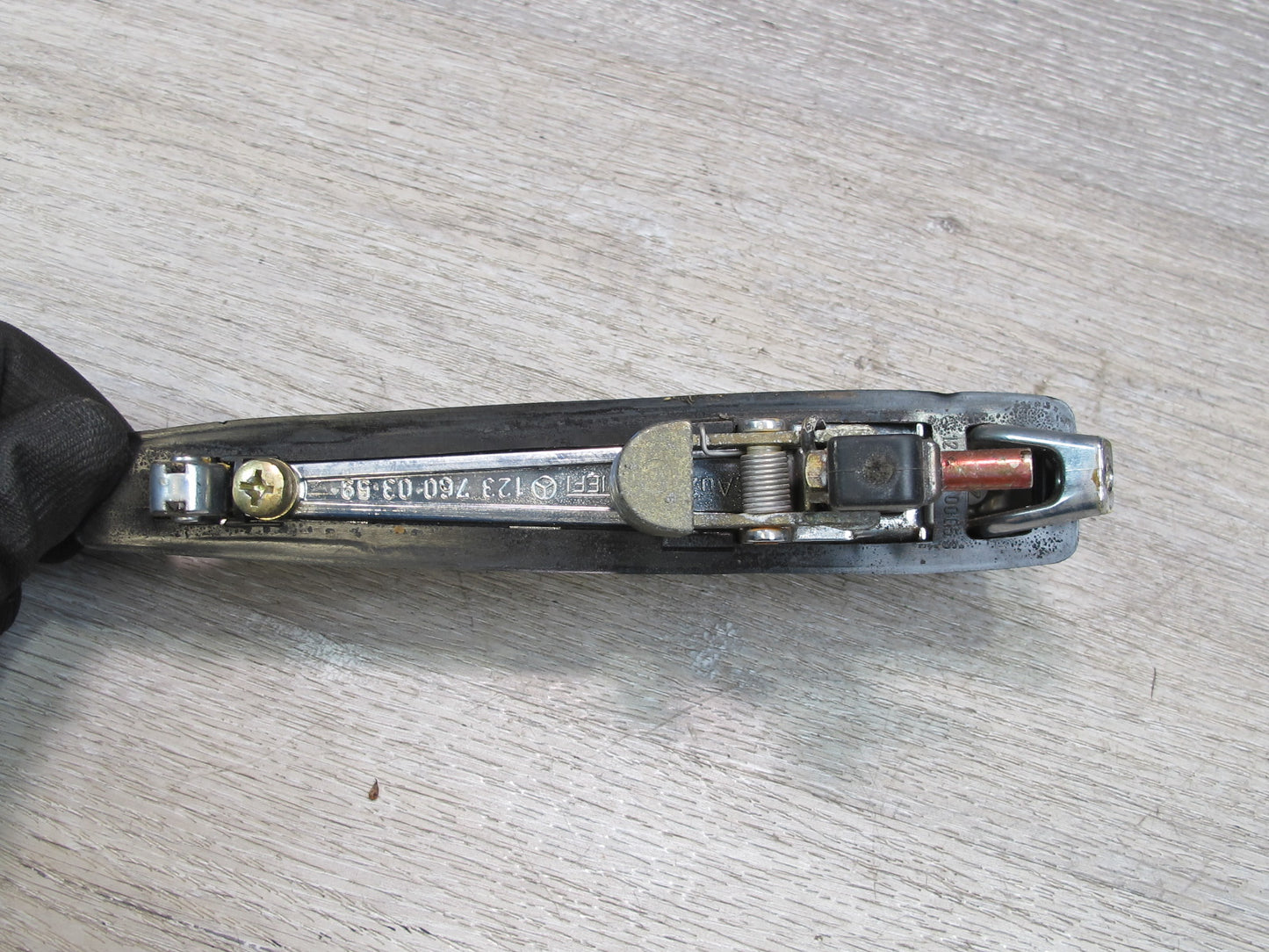 75-85 Mercedes W123 Set of 2 Rear Left & Right Door Exterior Handle OEM