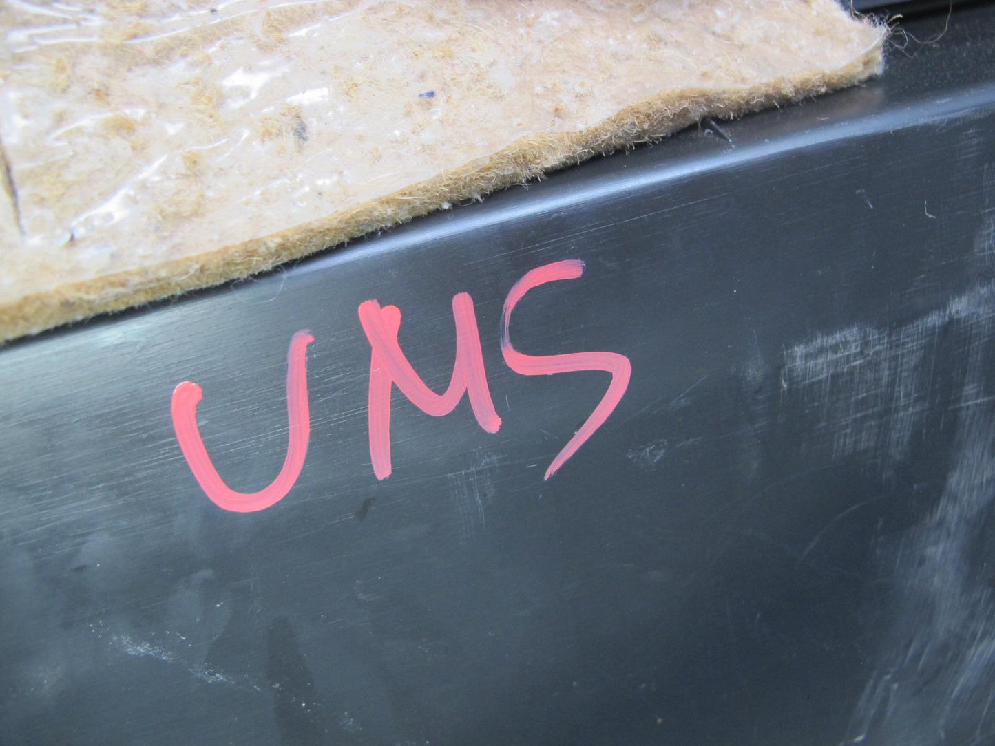 86-91 Mercedes W126 Rear Parcel Shelf Compartment Storage Panel w Brake Light