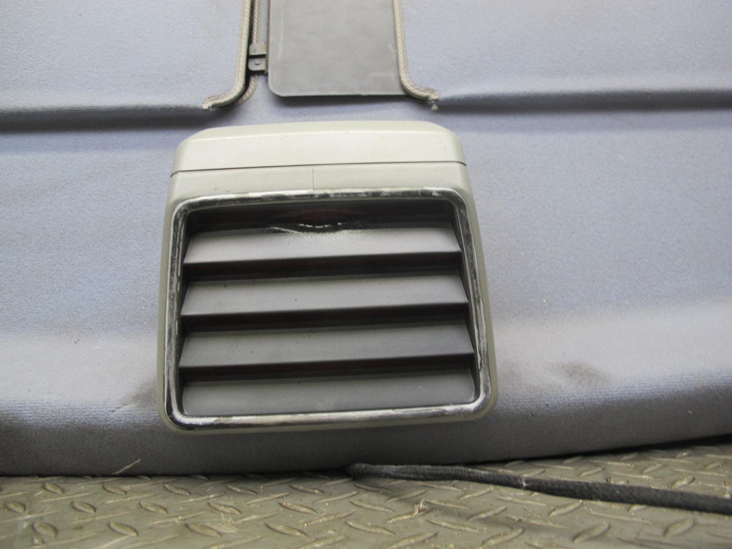 86-91 Mercedes W126 Rear Parcel Shelf Compartment Storage Panel w Brake Light