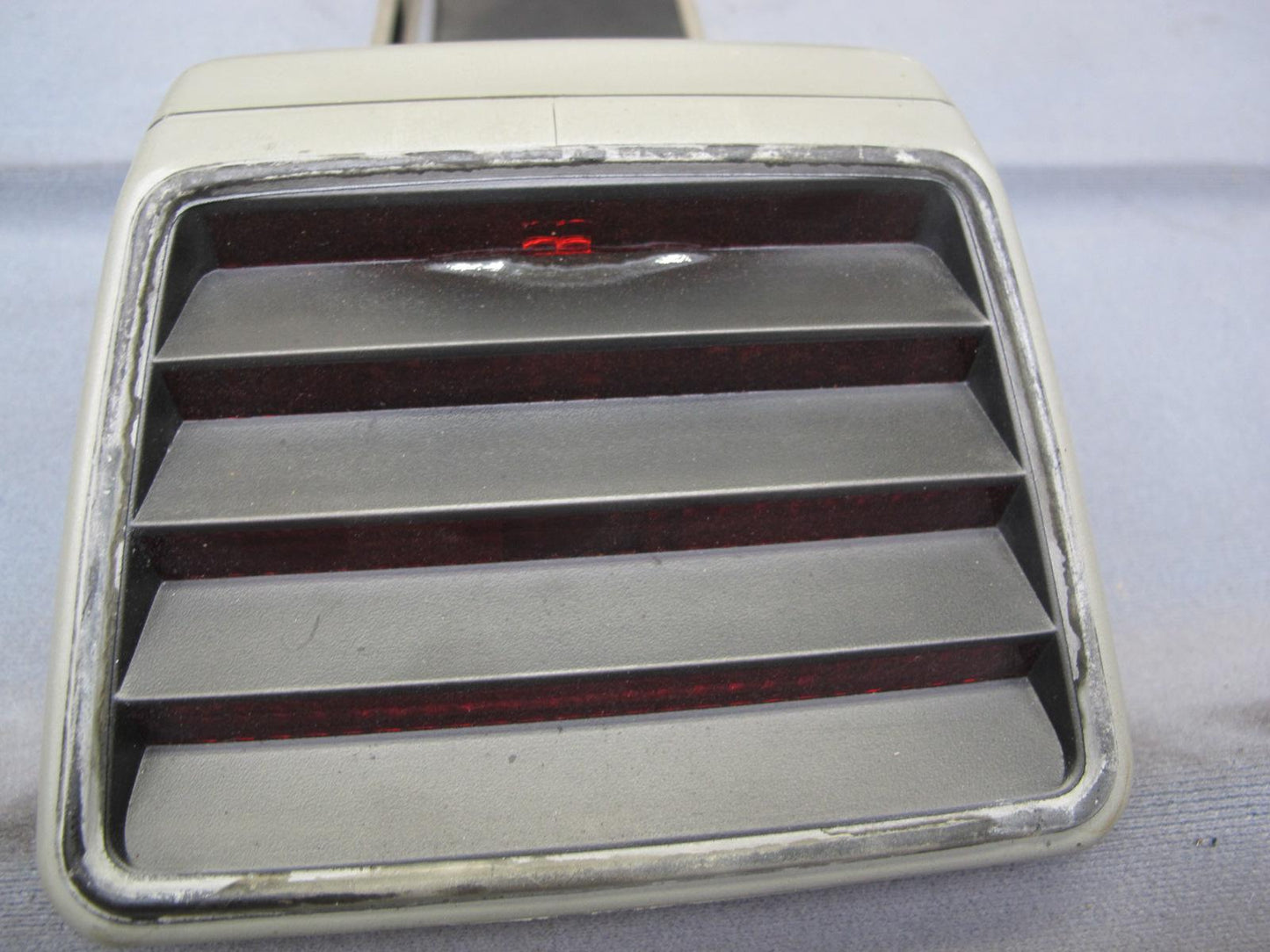 86-91 Mercedes W126 Rear Parcel Shelf Compartment Storage Panel w Brake Light