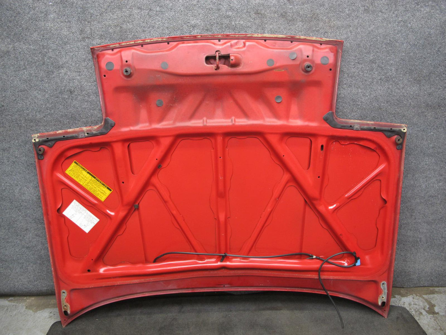 85-89 Toyota MR2 AW15 Front Trunk Frunk Hood Bonnet Shell Panel RED OEM